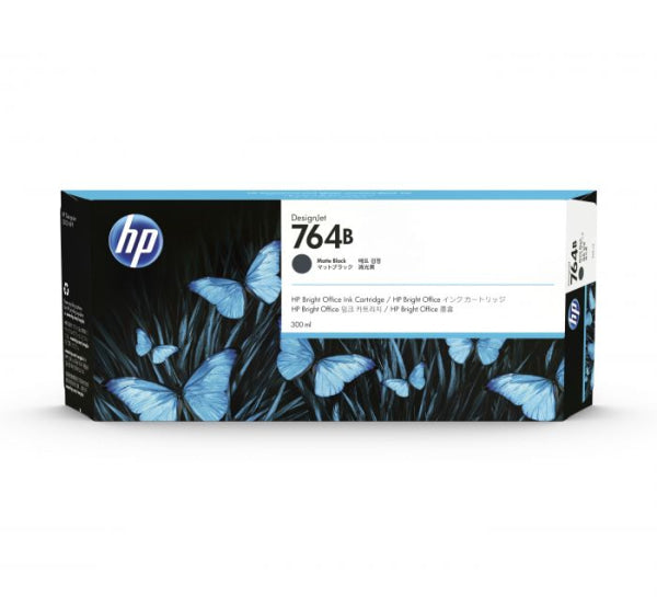 Genuine Hp 764B Matte Black Ink Cartridge For Designjet T3500 Production Emfp 300Ml [3Wx40A] -