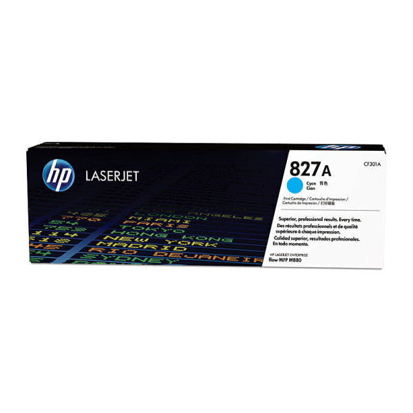 HP #827A Cyan Toner CF301A CF301A