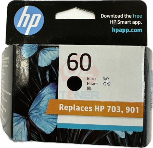 Genuine Hp #901 Black Ink Cartridge For J4500/4580/4640 (200P) [Cc653Aa] -