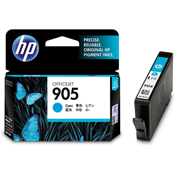 Genuine HP 905 Cyan Ink Cartridge for Officejet Pro 6950 6956 6960 6970 T6L89AA