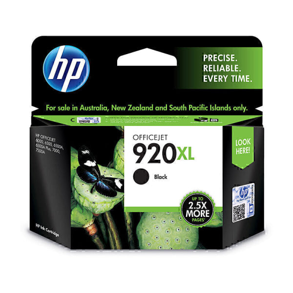 HP #920 Black XL Ink  CD975AA CD975AA