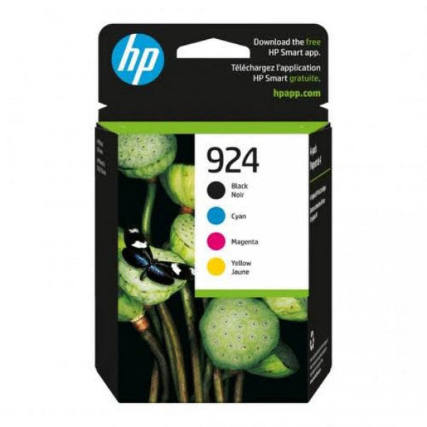 Genuine Hp #924 C/M/Y/K Ink Cartridge Set Combo Value Pack Bundle [6C3Z0Na] -