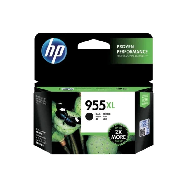 Genuine HP 955XL Black High Yield Ink Cartridge for Officejet 7720 7740 8210 8710 8720 8730 8740 L0S72AA