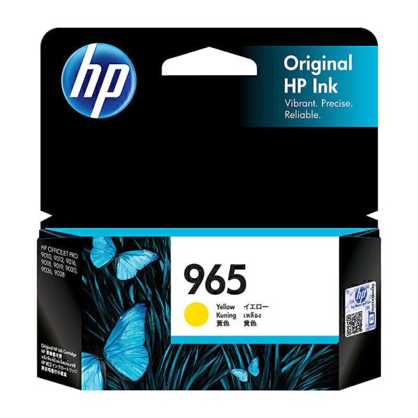 HP #965 Yellow Ink 3JA79AA 3JA79AA