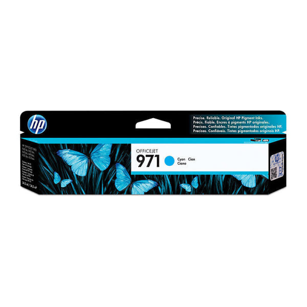 HP #971 Cyan Ink Cart CN622AA CN622AA