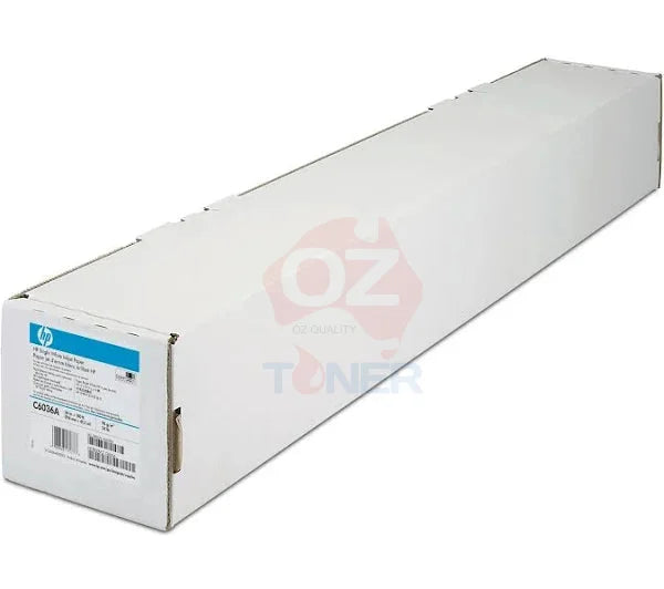 Genuine Hp A1/24 Wide Format Bright White Inkjet Paper - 610Mm X 45.7M 90Gsm [C6035A]