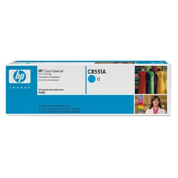 HP C8551A CYAN TONER 25000 PAGE YIELD FOR CLJ 9500 C8551A