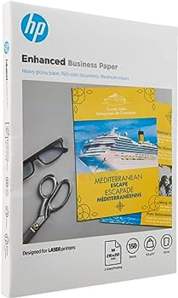 Genuine Hp Cg965A A4 Professional Glossy Laser Paper 150Gsm/150 Sheets [210X297Mm] Photo Paper