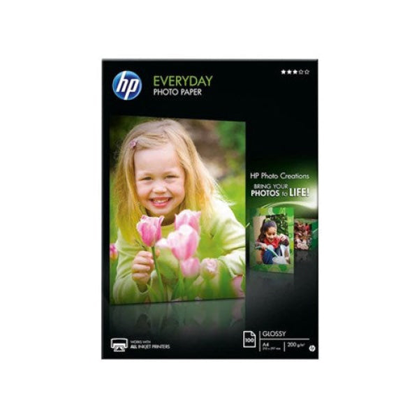 HP Q2510A A4 PHOTO PAPER EVERYDAY 100 SHTS Q2510A