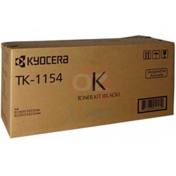 Genuine Kyocera Tk-1154 Black Toner Kit/Cartridge For P2235Dn/P2235Dw (3K) [Tk1154K] Cartridge -