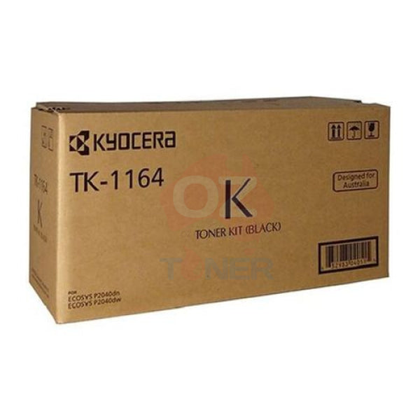 Genuine Kyocera Tk-1164 Black Toner Kit/cartridge For P2040Dn/p2040Dw Tk1164 (7.2K) Cartridge -