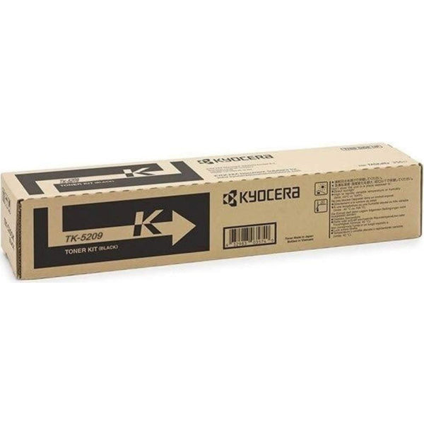 Genuine Kyocera Tk-5209 Black Toner Kit For Taskalfa 356Ci/358Ci (18K) [Tk5209K] Cartridge -