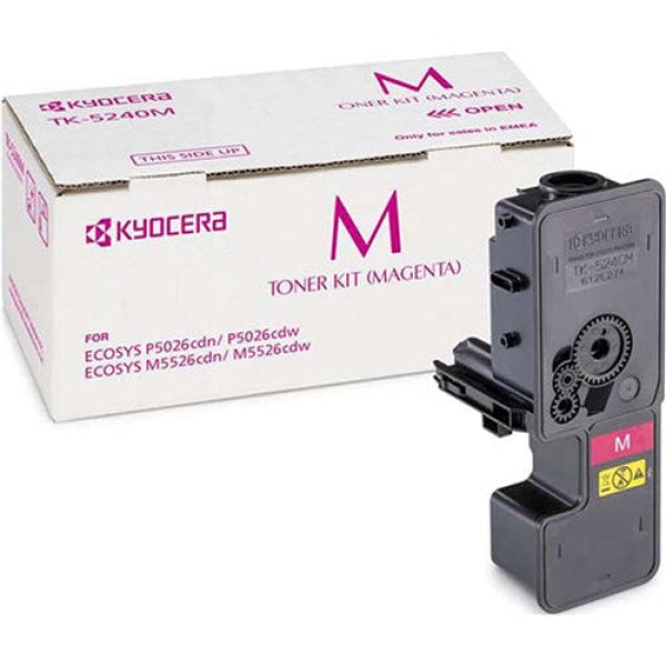 Genuine Kyocera Tk-5244 Magenta Toner Cartridge For M5526/P5026 3K [Tk5244M] -