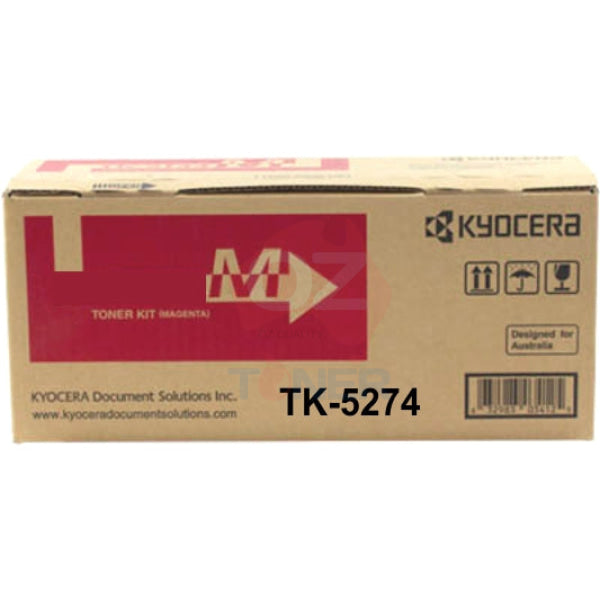 Genuine Kyocera Tk-5274 Magenta Toner Kit For M6230/M6630/P6230 (6K) [Tk5274M] Cartridge -
