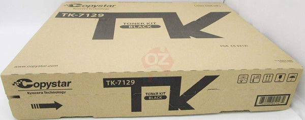 Genuine Kyocera Tk-7129 Black Toner Kit For Taskalfa 3212I 20K [Tk7129K] Cartridge -