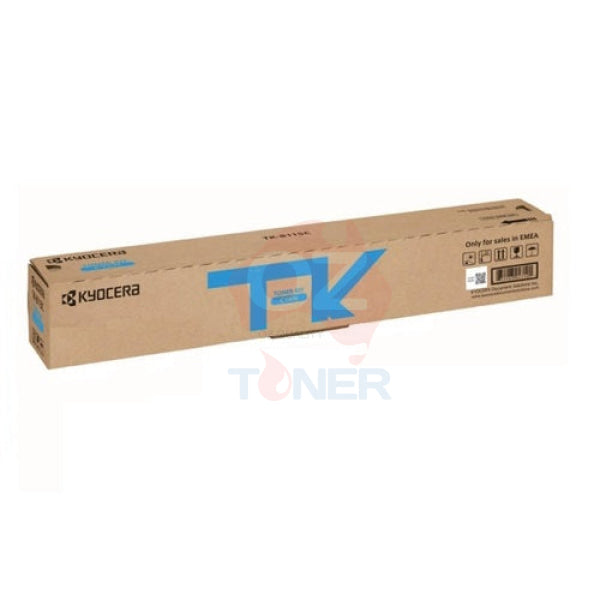 Genuine Kyocera Tk-8119 Cyan Toner Cartridge For M8124Cidn/M8130Cidn 6K [Tk8119C] -