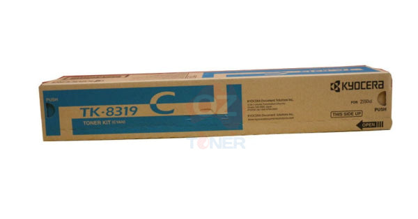 Genuine Kyocera Tk-8319 Cyan Toner Kit For Taskalfa 2550Ci (6K) [Tk8319C] Cartridge -
