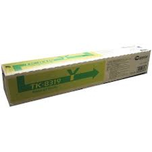 Genuine Kyocera Tk-8319 Yellow Toner Kit For Taskalfa 2550Ci (6K) [Tk8319Y] Cartridge -