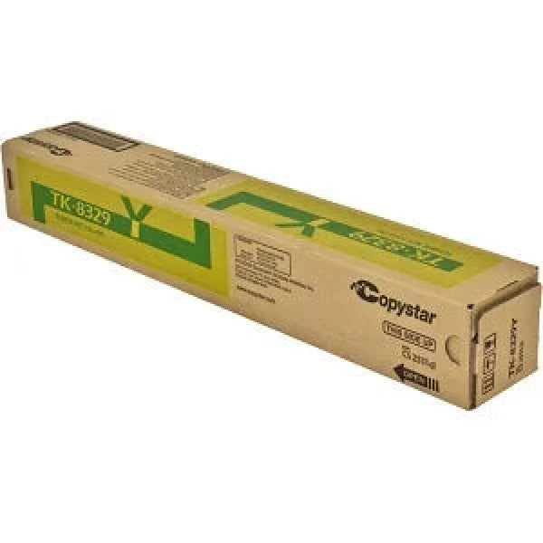 Genuine Kyocera Tk-8329 Yellow Toner Kit For Taskalfa 2551Ci (18K) [Tk8329Y] Cartridge -