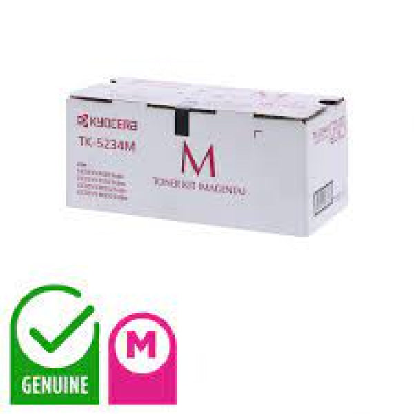 Genuine Kyocera Tk5234 Magenta Toner Cartridge For M5521Cdn/M5521Cdw/P5021 2.2K [Tk5234M] -