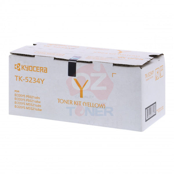 Genuine Kyocera Tk5234 Yellow Toner Cartridge For M5521Cdn/M5521Cdw/P5021 2.2K [Tk5234Y] -