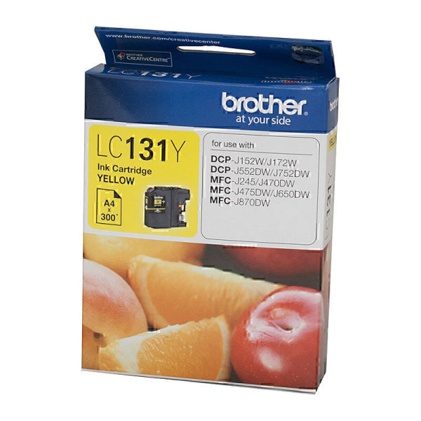 Brother LC131 Yellow Ink Cart LC-131Y