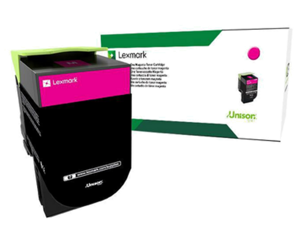 Genuine Lexmark 808Sme Magenta Toner Cartridge For Cx310/Cx410 80C8Sme (2K) -