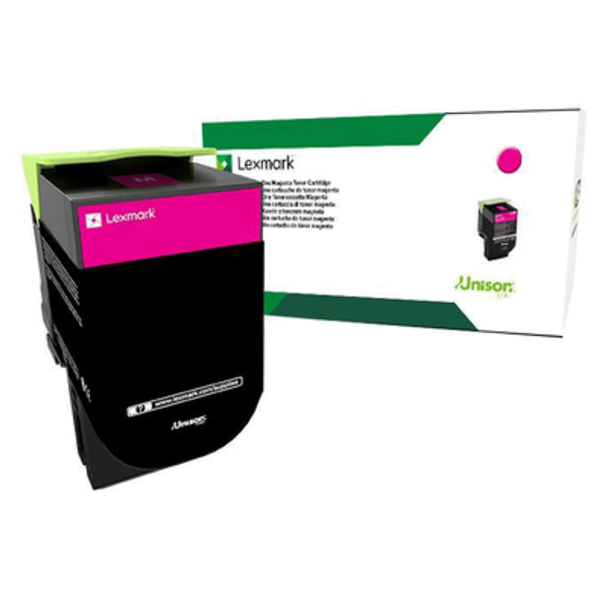 Genuine Lexmark 808Sme Magenta Toner Cartridge For Cx310/Cx410 80C8Sme (2K) -