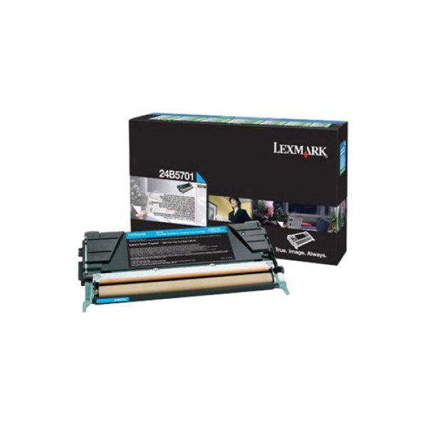 Lexmark XS748 Cyan High Yld Bsd Return Prog Cart 10K 24B5701