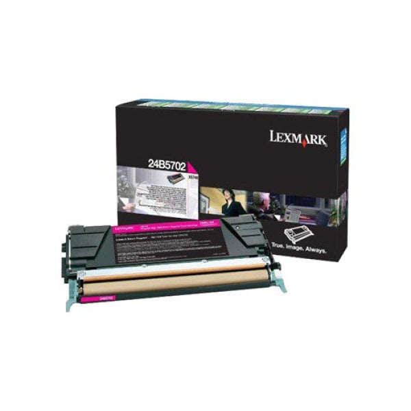 Lexmark XS748 Magenta High Yield Bsd Rtrn Prog Cart 10K 24B5702