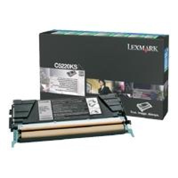 1 X Genuine Lexmark C522 C524 C532 C534 Black Toner Cartridge Standard Yield Return Program -