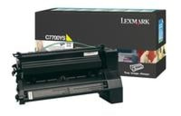 1 X Genuine Lexmark C772 Yellow Toner Cartridge Return Program -