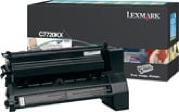 1 X Genuine Lexmark C772 Black Toner Cartridge Extra High Yield Return Program -