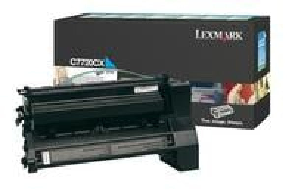 1 X Genuine Lexmark C772 Cyan Toner Cartridge Extra High Yield Return Program -