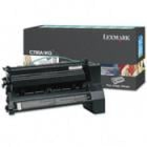 1 X Genuine Lexmark C780 Black Toner Cartridge Return Program -