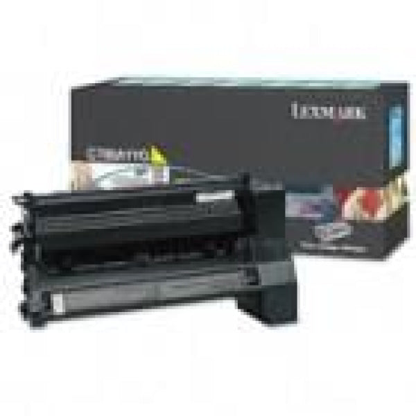 1 X Genuine Lexmark C780 Yellow Toner Cartridge Return Program -