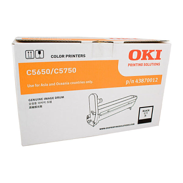 Oki C5650 Black Drum Unit 43870012