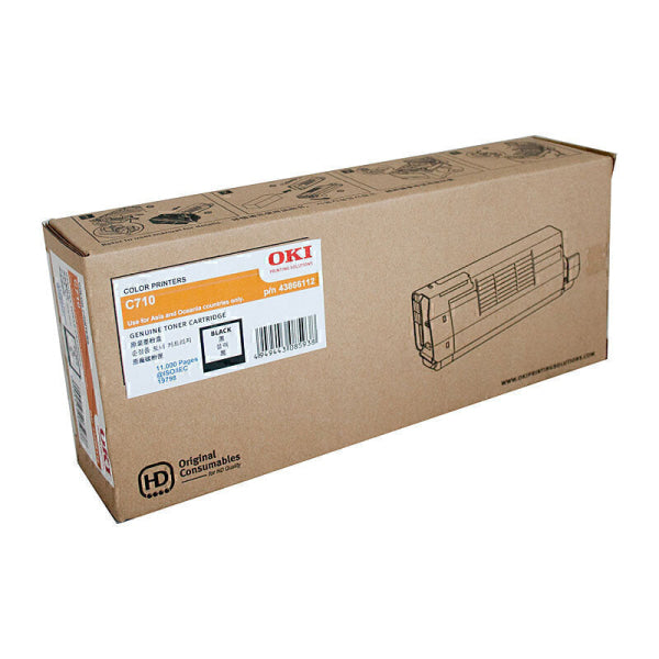 Oki C710N/C711N Black Toner 44318612