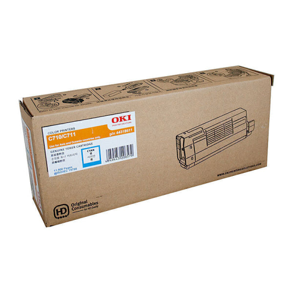 Oki C710N/C711N Cyan Toner 44318611