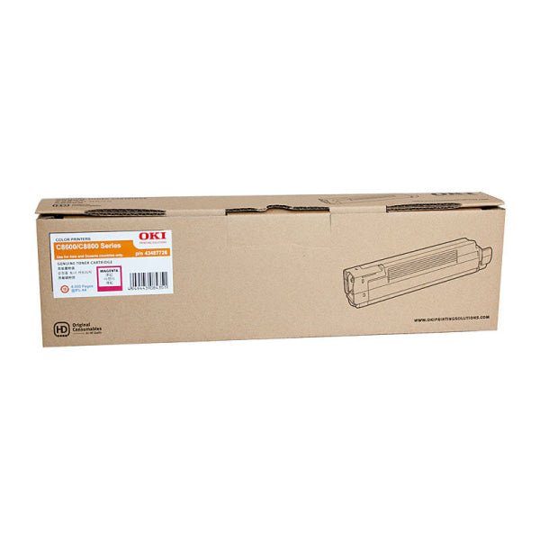 Oki C8600 HY Magenta Toner 43487726