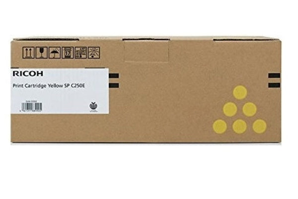 Genuine Ricoh 408347 Yellow Toner Cartridge (6.3K) For M C250Fw/Pc301W -