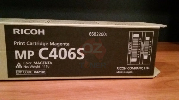 Genuine Ricoh 842101 Type-C306Sm Magenta Toner Cartridge For Mpc306 Mpc307 Mpc406 (6K) -