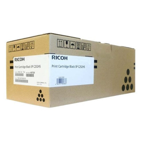 Genuine Ricoh Aficio 407720 Black Toner Cartridge High Yield Type-Spc252Hb Spc252 Sp-C252(6.5K) -
