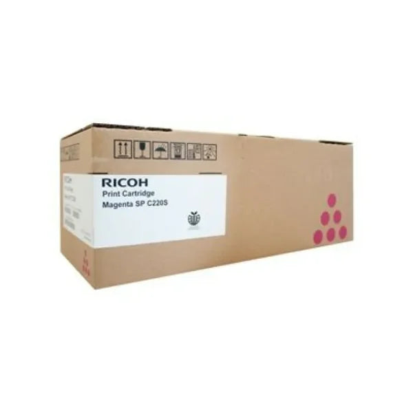 Genuine Ricoh Aficio 407722 Magenta Toner Cartridge High Yield Type-Spc252Hm Spc252 Sp-C252 (6K) -