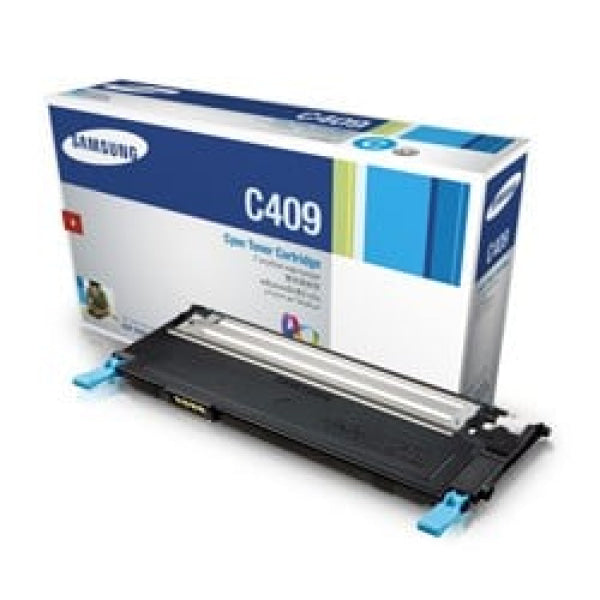 1 X Genuine Samsung Clp-310 Clp-315 Clx-3170 Clx-3175 Cyan Toner Cartridge Clt-C409S Su007A -