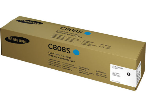 Genuine Samsung Clt-C808S Cyan Toner Cartridge For Sl-X4220Rx/X4250Lx/X4300Lx (20K) Ss561A -