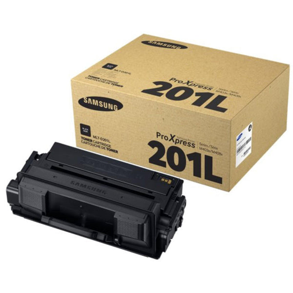 Genuine Samsung Mlt-D201L High Yield Black Toner Cartridge For Sl-M4030/M4080Fx (20K) Su871A -