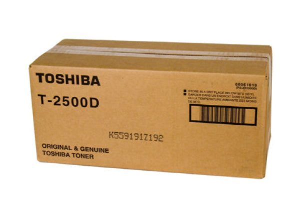 1 X Genuine Toshiba E-Studio 20S 25S 200 250 Toner Cartridge Twin Pack T2500D -