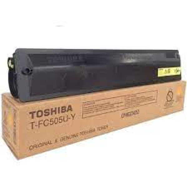 Genuine Toshiba E-Studio 2505Ac 3005Ac 3505Ac 4505Ac 5005Ac Yellow Toner Cartridge 28K [Tfc505Y] -
