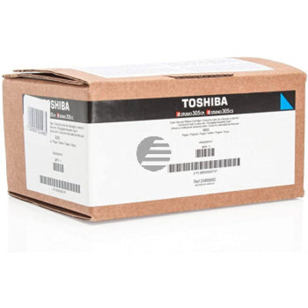 Genuine Toshiba E-Studio 305Cs 305Cp Cyan Toner Cartridge 3K [Tfc305Pcr] -